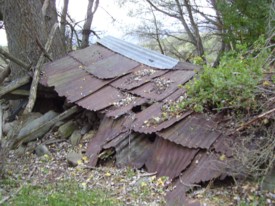 Healys cottage ruins.